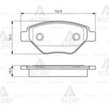 Fren Balata Megane Iı 03= 1.4 16v Önbsh-0986495069 Bsh-0986495069