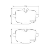 Fren Balatası Arka Bmw F10-f11-f12-f13-f06 / 5.35 5.25 MGA-55773
