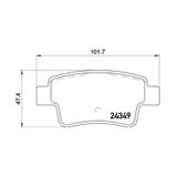 Fren Balatası Arka Fıat Grande Punto 10/ 05-/ Opel Corsa D 1.7 Cdtı 06- MGA-55577