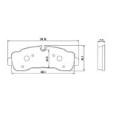 Fren Balatası Arka Ford Transit V363 2020- MGA-56608