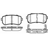 Fren Balatası Arka Hyundai Accent Era 06- I20 08-15 / I30 07-12 / Ix20 10- Ix35 Mga-55220