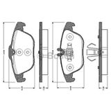 FREN BALATASI ARKA MERCEDES X204 W204 S204 C207 A207