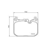 Fren Balatası On Bmw F40 F44 F48 F39 Mını Clubman F54 F56 Countryman F60 M Sport