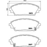 Fren Balatası Ön Mazda Cx 3 15-/ Mazda 3 13-/ Mga-55732