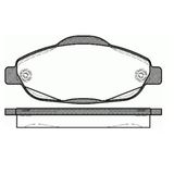 FREN BALATASI ON (PEUGEOT: 308 07>13 / 308 13> \3008 09>13 "1.6HDI-1.6VTI" ) MGA-55174