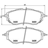 Fren Balatası On-(Subaru Forester 2013/ Subaru Legacy Iv 2005/2014 / Subaru Outback Mga-55713