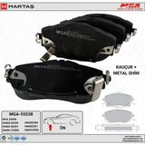 Fren Balatası Ön Toyota Corolla 2013-2019 Auris 2012-/ 1.33 1.6 Benzinli 1.4 D4d Dizel Mga-55538