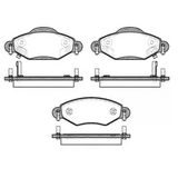 Fren Balatası Ön Toyota Yaris 1.5 Vvti 1.4 D4d 2001-2006 Mga-55287