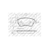 Fren Balatası On Wva 23930 Megane Iı Scenıc Iı 1.5dcı 1.9dcı 03- Eskı No: 0986tb