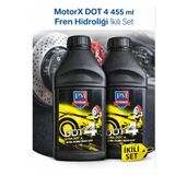Fren Hidrolik Yağı Dot 4 455 Ml İkili Set Üstün Isı Dayanımlı