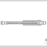 Fren Hortumu Arka 300mm Bmw E60 E61 E64 E65 E66 E67 03 09 E30 82 91