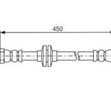 FREN HORTUMU DACIA DUSTER 2010- BOSCH 1987481683