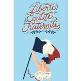 French Notebook – LIBERTÉ ÉGALITÉ FRATERNITÉ by Your Online French Teacher – Funny French Workbook for Kids and Adults – 96 Pages – 6x9 in – Language ... apprendre le vocabulaire, faire des exercices