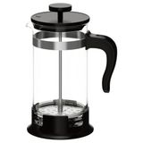 French press, paslanmaz çelik-siyah, 1 lt