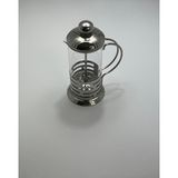 French Press- Yatay Çizgili Desenli - Çok Renkli