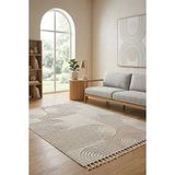 Frenda Home Oslo Pinterest İskandinav Desenli Halı 19481 Bej