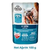 Frendi Balıklı Lezzetli Soslu 100 gr Kedi Yaş Mama