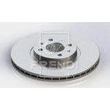 Frendi Ön Fren Aynası Fıat Doblo 2005IDEA 2004LINEA 2009 Fıorıno 2009 Bravo 2001STILO 2001 284X22X 4 Delik Havalı 46455892 71739569