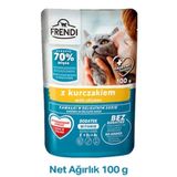 Frendi Tavuklu Lezzetli Soslu 100 gr Kedi Yaş Mama