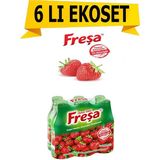 Freşa Doğal Mineralli Çilekli Maden Suyu 6'lı
