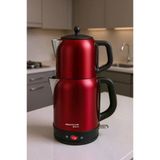 Fresco 2'Si 1 Arada Paslanmaz Çelik Çay Makinesi & Su Isıtıcı Kettle