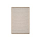 Fresco Ekru Natural Yıkanabilir Halı 23745A, 200X290