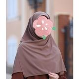 Fresco Scarfs Tesettür Hijab Medine Ipeği Eşarp 120x120 Nude