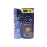 Fresh Active Erkek Deodorant Sprey 150 Ml Sport Duş Jeli 250 Ml