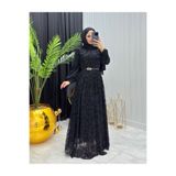FRESH FASHION FLOK TÜL ASTARLI MEVSİMLİK ABİYE/ELBİSE