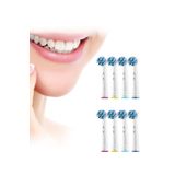 Fresh Moon Diş Fırçası Yedek Başlığı 8'li Şarjlı Elektrikli Diş Fırça Başlığı Ağız Bakım Aksesuar