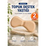 Fresh Moon Topuk Vurma Önleyici 2 Çift Ayakkabı Daraltma Pedi Ortopedik Sünger Ucu Koruyucu Tabanlık