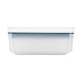 Fresh & Save Vakumlu Saklama Kabı, S, Plastik, Yari Şeffaf Akdeniz Mavisi - standart