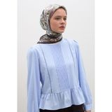 Fresh Scarfs Vintage Garden Desen Pamuklu Viskon Eşarp Kahverengi
