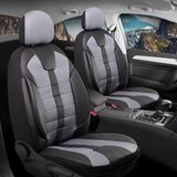 Fresh Start bmw 5 Serisi 530 Uyumlu Lüx Deri Detaylı Oto Koltuk Kılıfı Ön Arka Takım Vista Serisi Siyah Füme Fs - Siyah - Füme