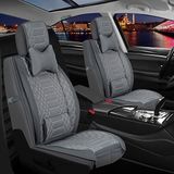 Fresh Start honda Crx Uyumlu Lüx Deri Oto Koltuk Kılıfı Ön Arka Takım Royal Serisi Füme