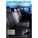 Fresh Start Mercedes Amg Gt Uyumlu Lüks Deri Oto Koltuk Kılıfı Ön Arka Set Siyah Beyaz Marjinal Series Fs - Siyah - Beyaz