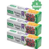 Fresh Up Buzdolabı Poşeti Orta Boy 3 Kutu