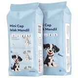 Fresh Up Mini Cep Islak Mendil Sevimli Köpek 8'li - 8 Paket