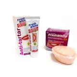 Fresh White Anti Tartar Diş Pastası 90GR + Diş Parlatıcı ve Toz 50GR 2'li Diş Set