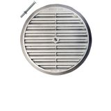 freshair Alüminyum Doğal Gaz Cam Menfezi (metalik Gri)