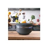 FreshBox Tek Katlı Modern Sefer Tası Yemek Termosu Füme