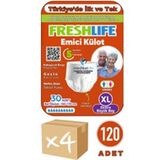 Freshlife 120 Adet Emici Külotlu Büyük Boy Large Yetişkin Bezi