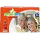 Freshlife Bel Bantlı 30'lu L Beden Beyaz Hasta Alt Bezi