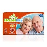 Freshlife Belbantlı Hasta Bezi, S Beden, 50-90 cm, 30 Adet