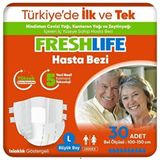 Freshlife Belbantlı Large Büyük Boy Hasta Bezi 30 Adet 1X30 Paket L