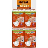 Freshlife Belbantlı Xlarge Ekstra Büyük Boy Hasta Bezi 120 Adet 4X30 Paket Xl