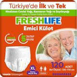 Freshlife Emici Külot Hasta Bezi XL 120 Adet