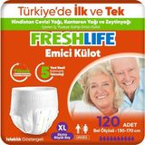 Freshlife Emici Külot XL Ekstra Büyük 120 Adet Hasta Bezi