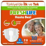 Freshlife Large Bel Bantlı Yetişkin Hasta Bezi 30 Adet
