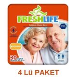 Freshlife S 4x30'lu Belbantlı Yetişkin Hasta Bezi